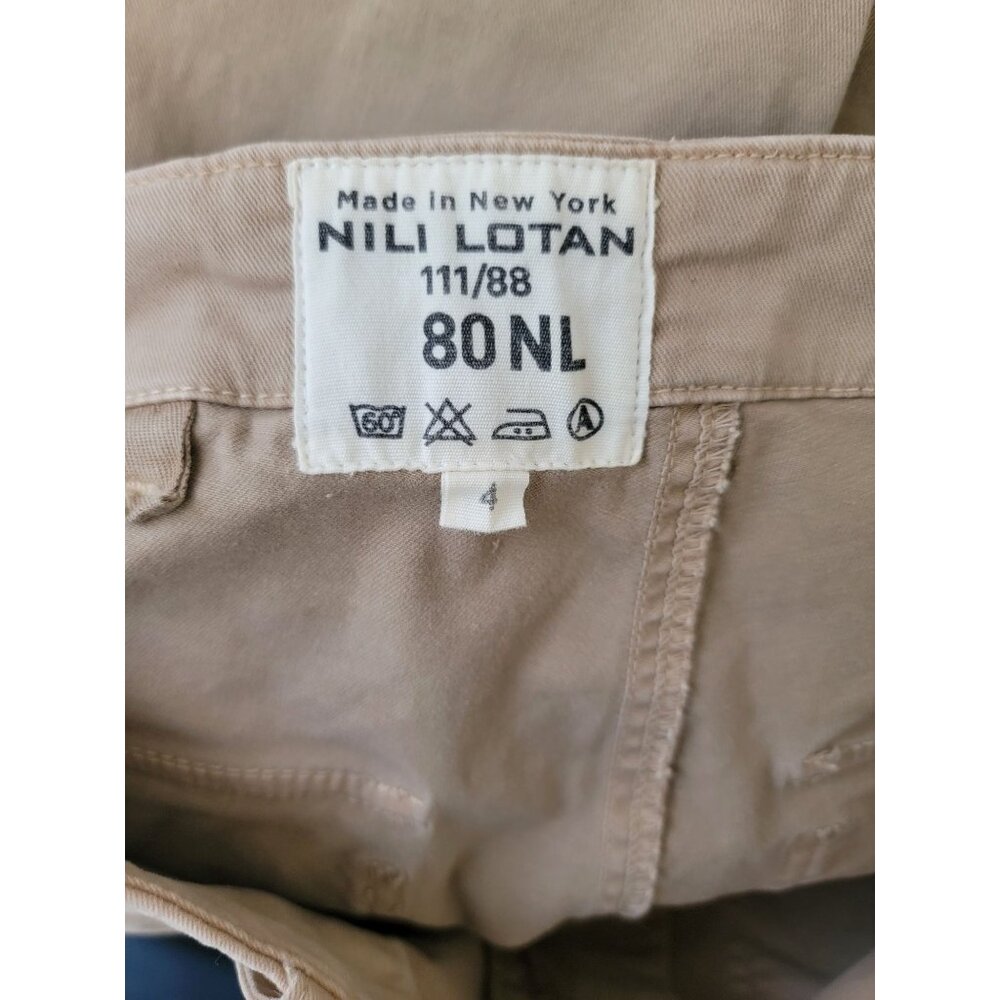 NILI LOTAN 111/88 80NL Beige Khaki Military Utility Jogger Pants Size 4 - Picture 5 of 7